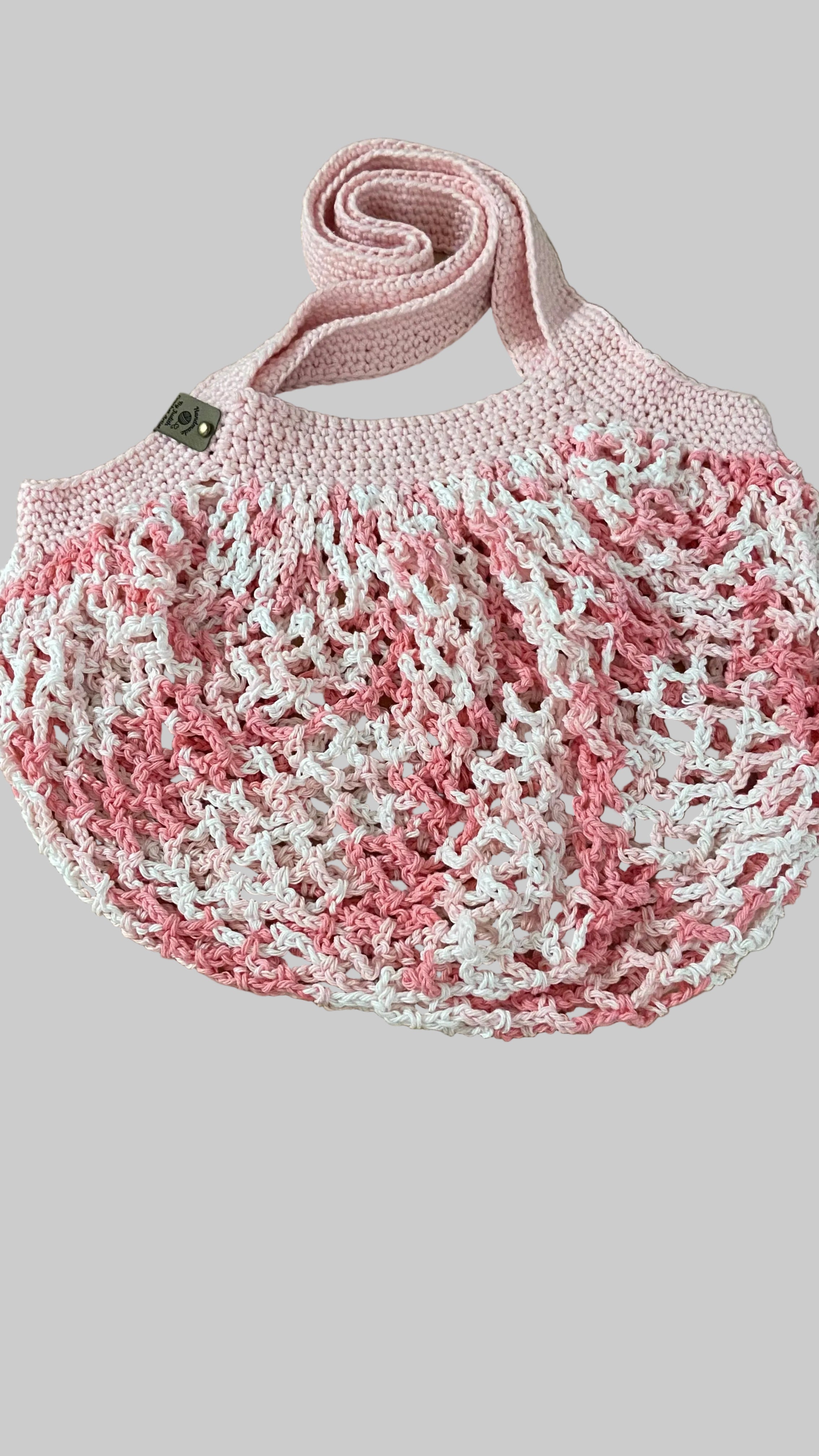 Solid Pink Market Bag
