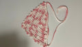 Pink and white Bandana